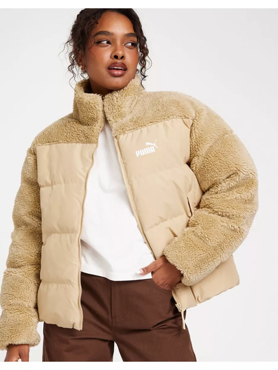 Puma Sherpa Puffer Beige