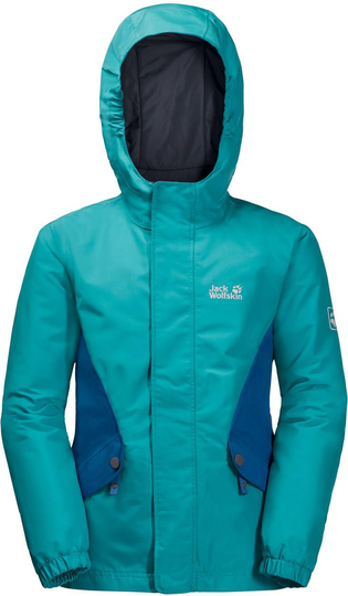 Girl's Kajak Falls Jacket Aqua 116