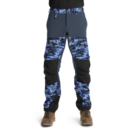 Is Not Enough Ares Trekking Pro Pants - Blue Horizon Camouflage - Miehet - XS