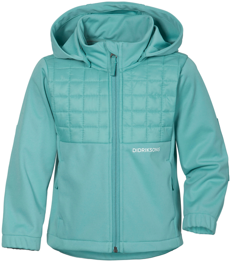 Didriksons Briska Softshell-takki, Turquoise Aqua, Koko 80