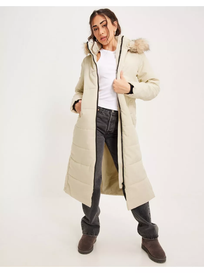 Vero Moda Vmaddison Long Coat Oatmeal