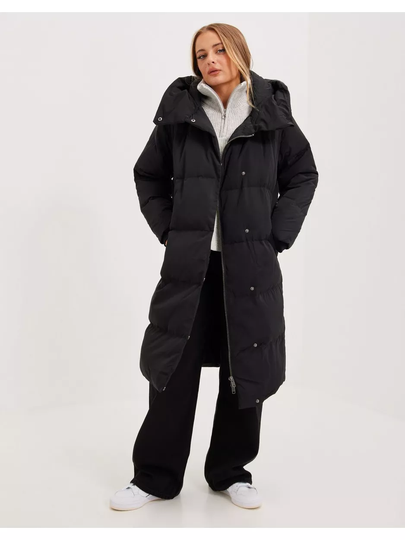 Object Collectors Item Objlouise Long Down Jacket Noos Black