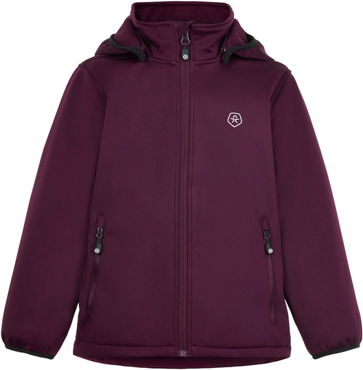 Color Kids Vuorellinen Softshelltakki, Potent Purple, 110