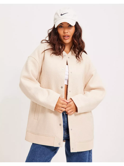 Selected Femme Slfmaxie Wool Bomber Jacket W Birch