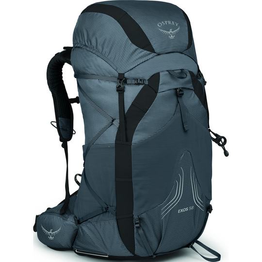Osprey Exos 58 - Tungsten Grey - Miehet - L/XL