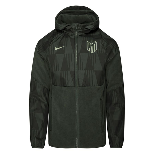 Atletico Madrid Talvitakki AWF Hupullinen Woven - Vihreä/Vihreä