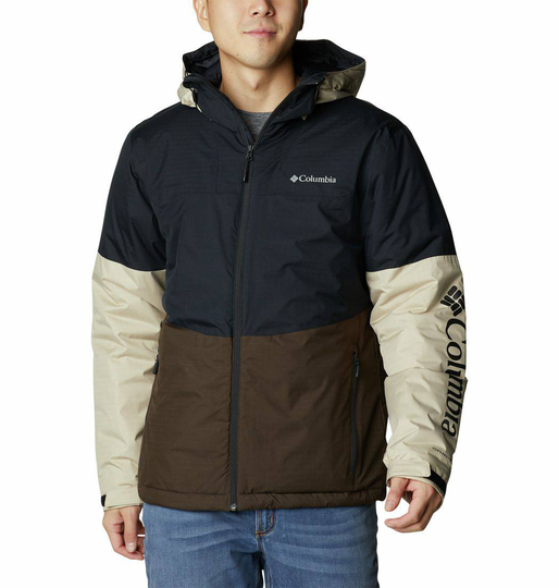 Men's Point Park Waterproof Insulated Jacket Musta/Fossil S