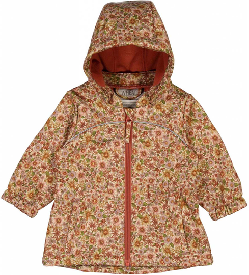 Wheat Elois Softshell Takki, Multi Flowers, Koko 80