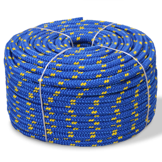 vidaXL Veneköysi Polypropeeni 8 mm 500m Sininen