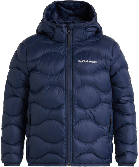 Junior's Helium Down Hood Jacket Tummansininen 140