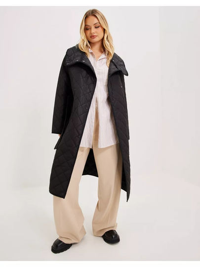 Vero Moda Vmadelakim Long Coat Ga Boos Black