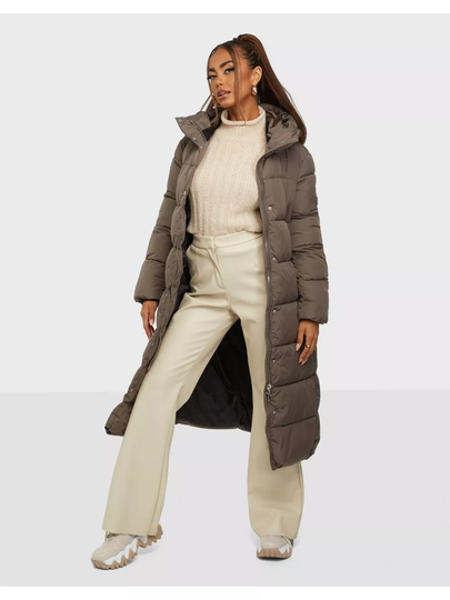 Jofama Savannah Long Puffer Coat Mole