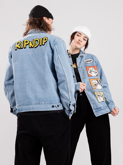 RIPNDIP Frustation Denim Jacket sininen