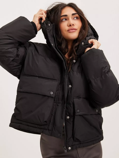 JJXX - Puffer-takit - Black - Jxbirdie Note Puffer Jacket Sn - Takit