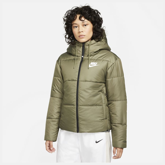 Nike Talvitakki NSW Therma-FIT Hoito - Vihreä/Valkoinen Nainen
