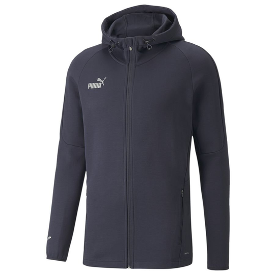 PUMA Takki teamFINAL Casuals Hupullinen - Navy/Valkoinen