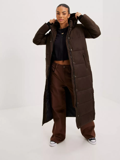 Sisters Point - Pitkät takit - Choco - Dusty Jacket - Takit - coats