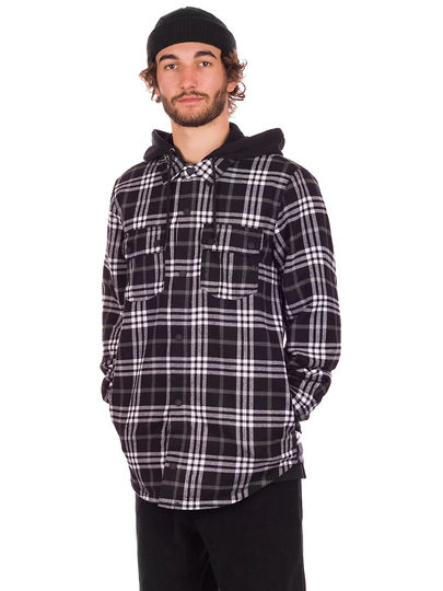 Volcom Field Insulated Flannel Jacket musta