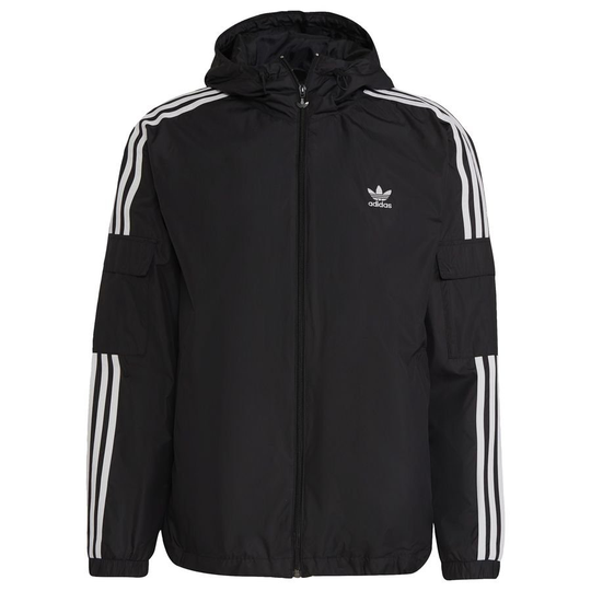 adidas Originals 3-Stripes Tuulitakki - Musta