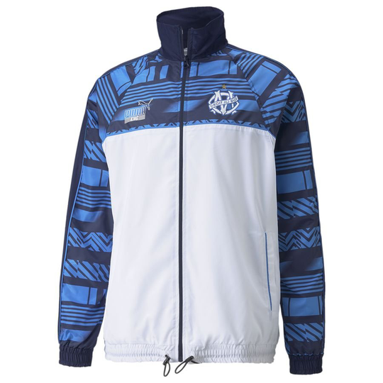 Marseille Verryttelytakki FtblHeritage - Valkoinen/Navy