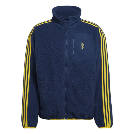 Ruotsi Takki Fleece Lifestyler - Navy/Keltainen