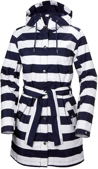 Women's Lyness II Raincoat Sininen / Valkoinen L