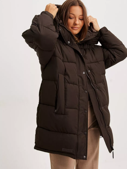 Sixth June - Puffer-takit - Brown - Long Puffer Jacket - Takit