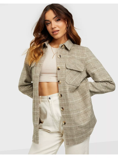 Object Collectors Item Objvera Owen L/S Jacket Noos Sepia Sandshell