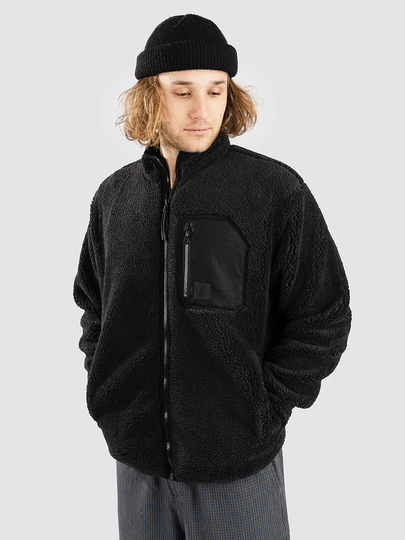 Volcom Muzzer Fuzzar Zipper Jacket musta