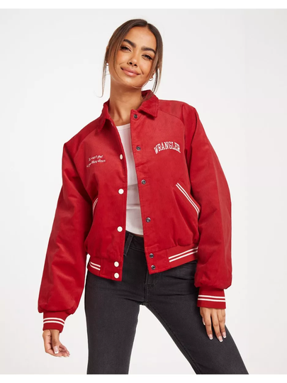 Wrangler Corduroy Bomber Red