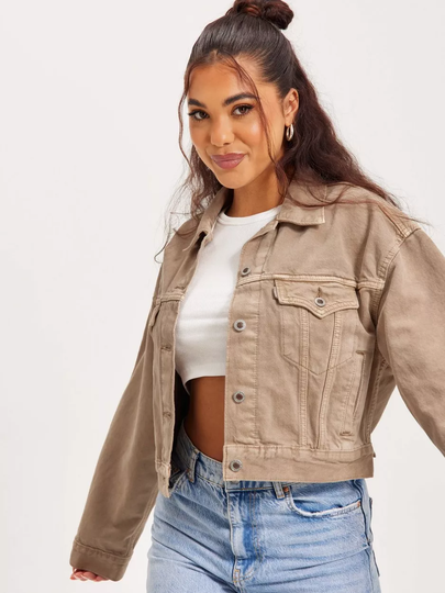 Levi's - Syys- & Kevättakit - Neutrals - Lvertab Crop Trucker Z1994 - Takit