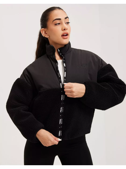 Puma Sherpa Jacket Black