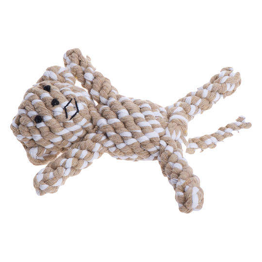 Eläinhahmo puuvillaköydestä - apina, noin 18 cm