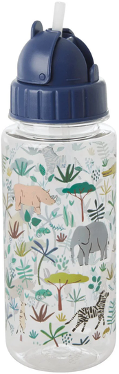Rice Vesipullo Jungle Animals, Green