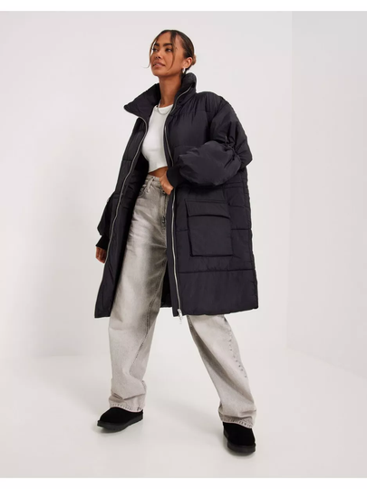 Y.A.S Yassealy Padded Coat Black