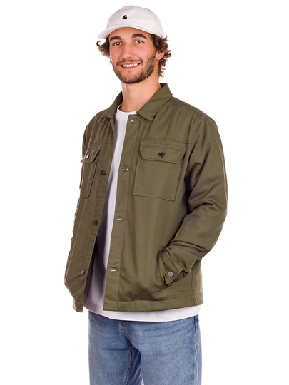 Tentree Lined Canvas Jacket vihreä