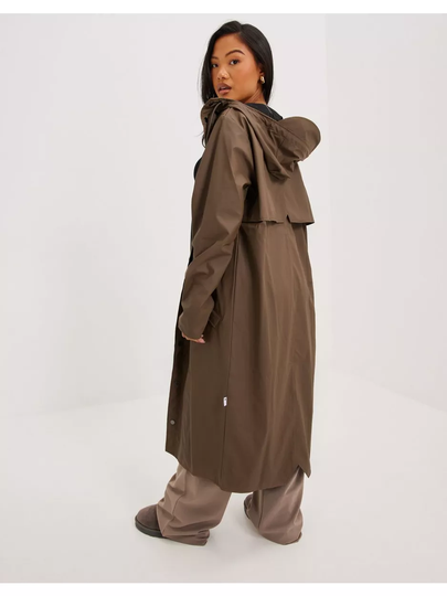 Rains Longer Jacket Wood