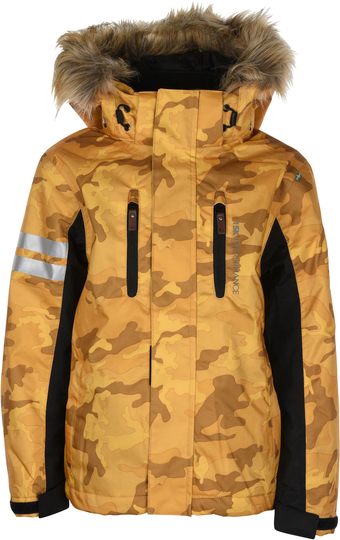 Lindberg Camo Talvitakki, Yellow, 90