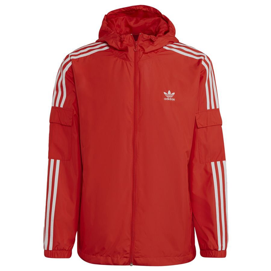 adidas Originals 3-Stripes Tuulitakki - Punainen/Valkoinen