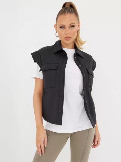 Sisters Point - Liivit - Black - Elsi Vest - Takit - Vests