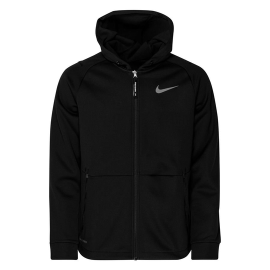 Nike Takki Pro Therma-FIT Full Zip Hupullinen - Musta/Harmaa