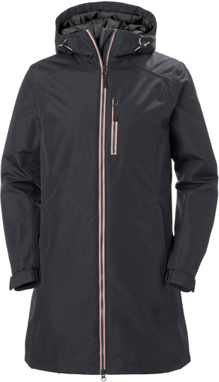 Women's Long Belfast Winter Jacket Ebony XXL