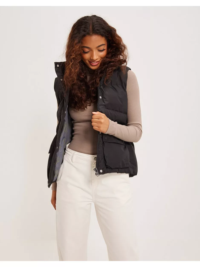 JJXX Jxcarla Note Puffer Vest Sn Black