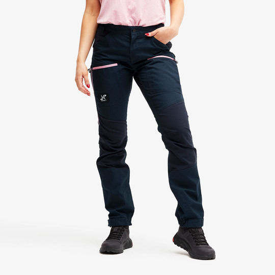 Nordwand Pro Pants Naiset Thunder Blue/Orchid Smoke, Koko:L - Ulkoiluhousut, Vaellushousut & Retkeilyhousut