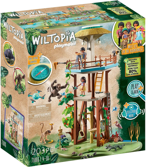 Playmobil 71008 Wiltopia Tutkimustorni + Kompassi