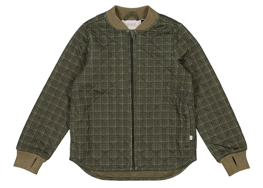 Wheat Loui Kevyttoppatakki, Olive Check, 98