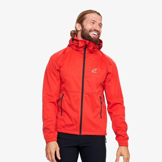 Hybrid Jacket 3.0 Miehet Molten Lava, Koko:XL - > Softshell-takit