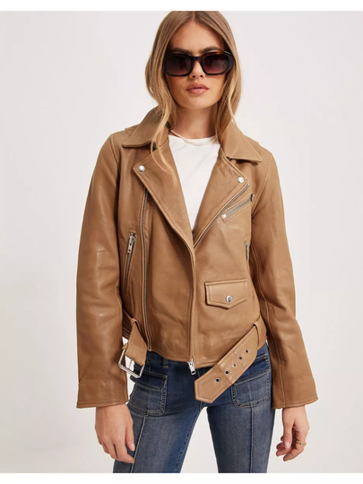 JJXX Jxholly Leather Biker Jkt Noos Incense