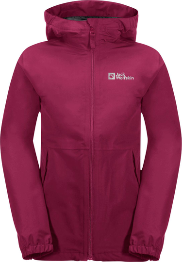 Kid's Stormy Point Jacket Rubiininpunainen 128