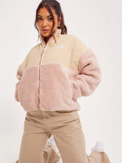 Puma - Fleecetakit - Pink - Sherpa Jacket - Takit
